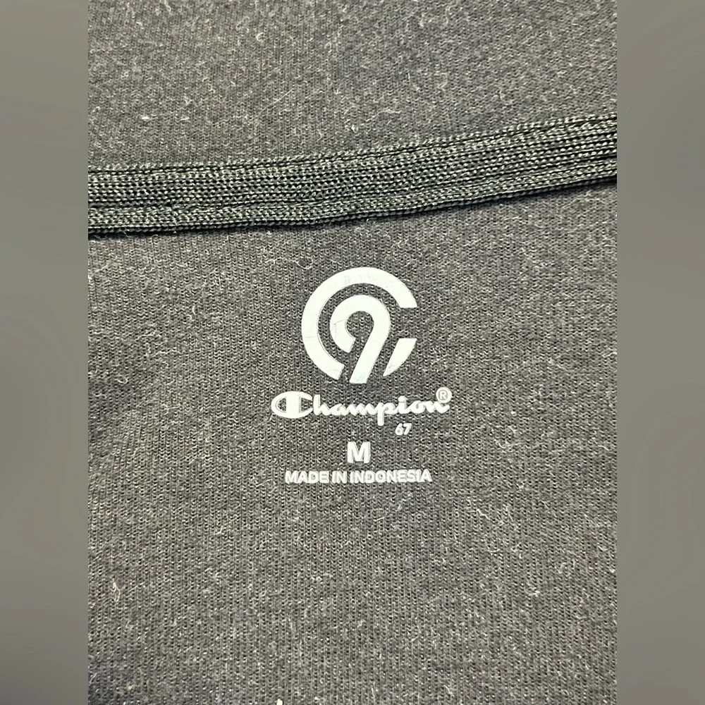 Champion Gray Hooded Jacket with Black Accents Women’s Size Medium - Picture 11 of 16